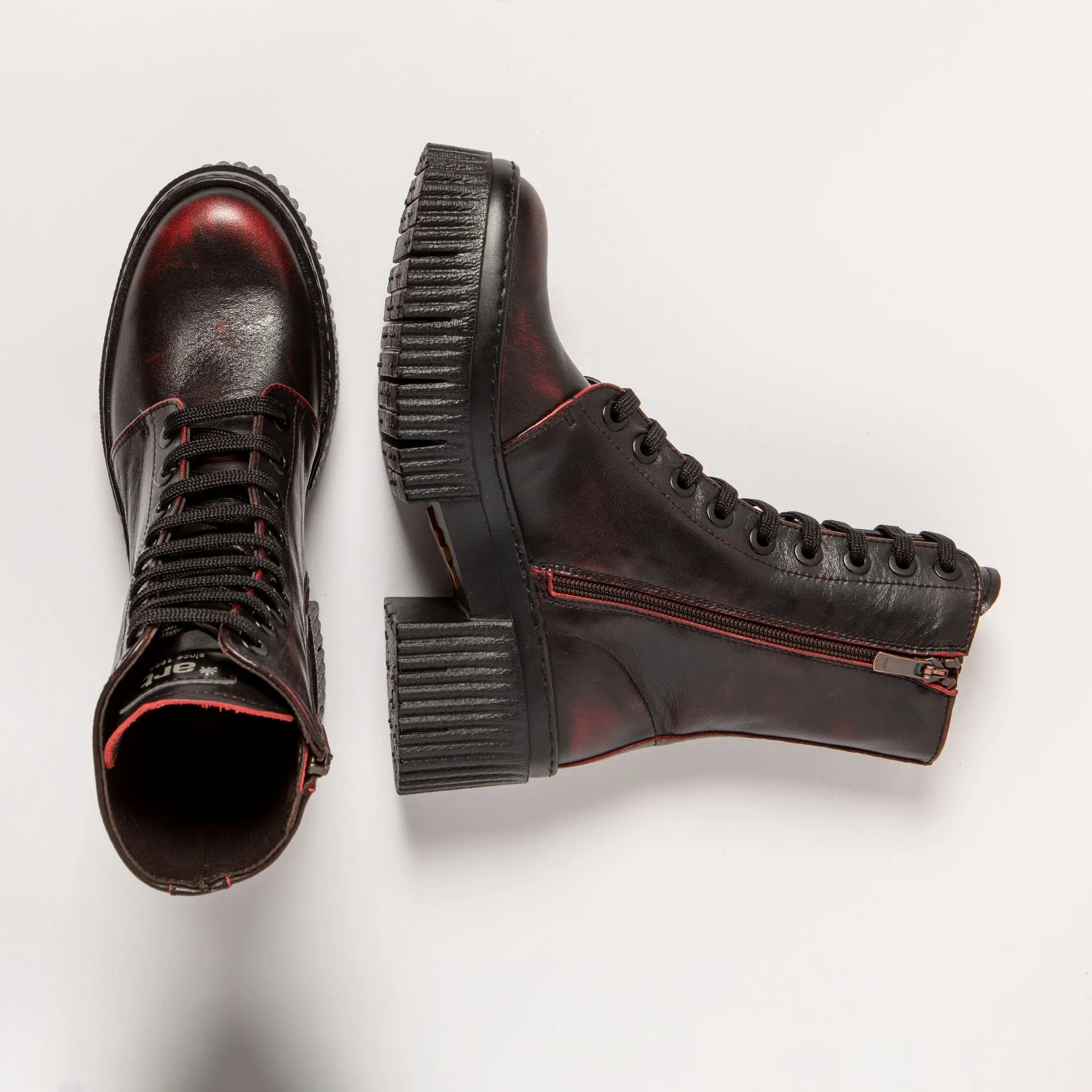 Botines con tacón 1375 ASPORT SCARLET/YORK color Scarlet