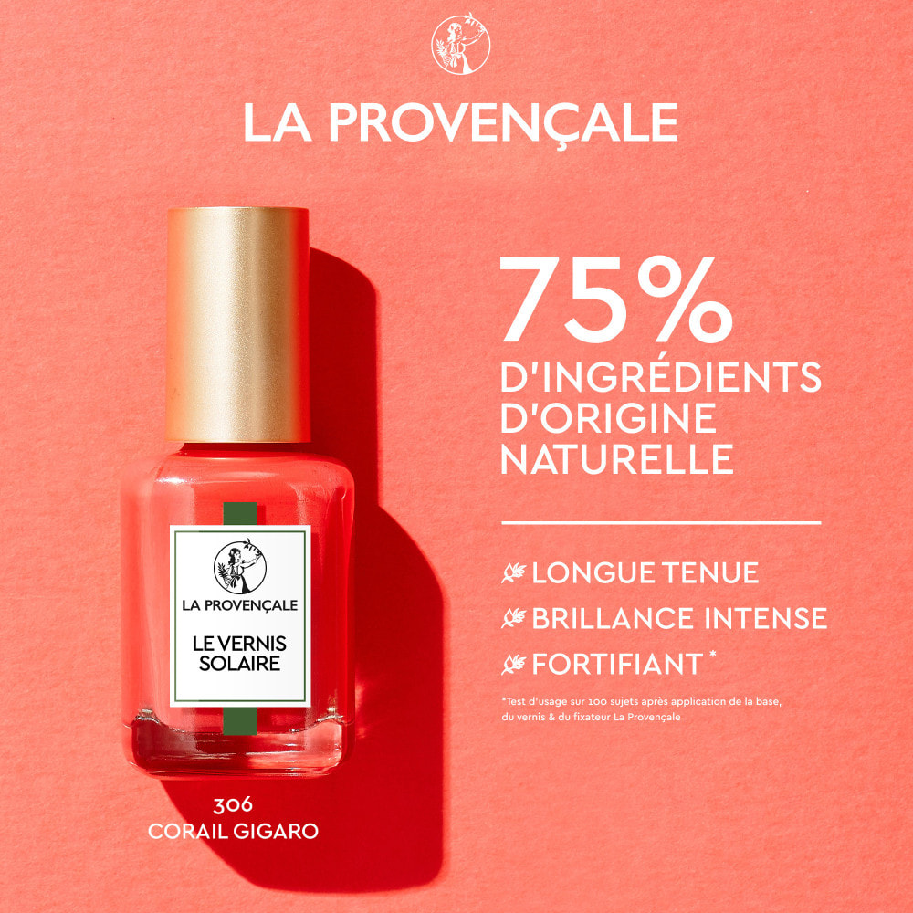 La Provençale Bio Le Vernis Solaire Longue Tenue Corail Gigaro