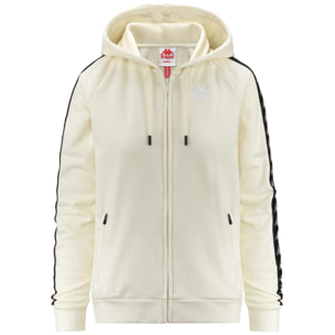 Kappa Felpe JACKET 222 BANDA BALZI 2 Bianco