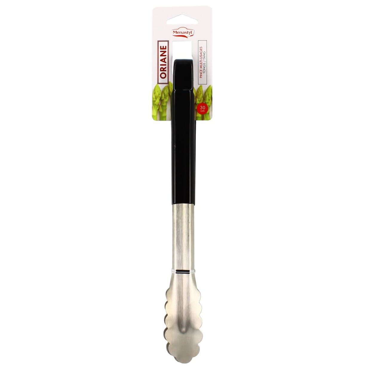 Pince à servir en pvc et inox 30cm ORIANE