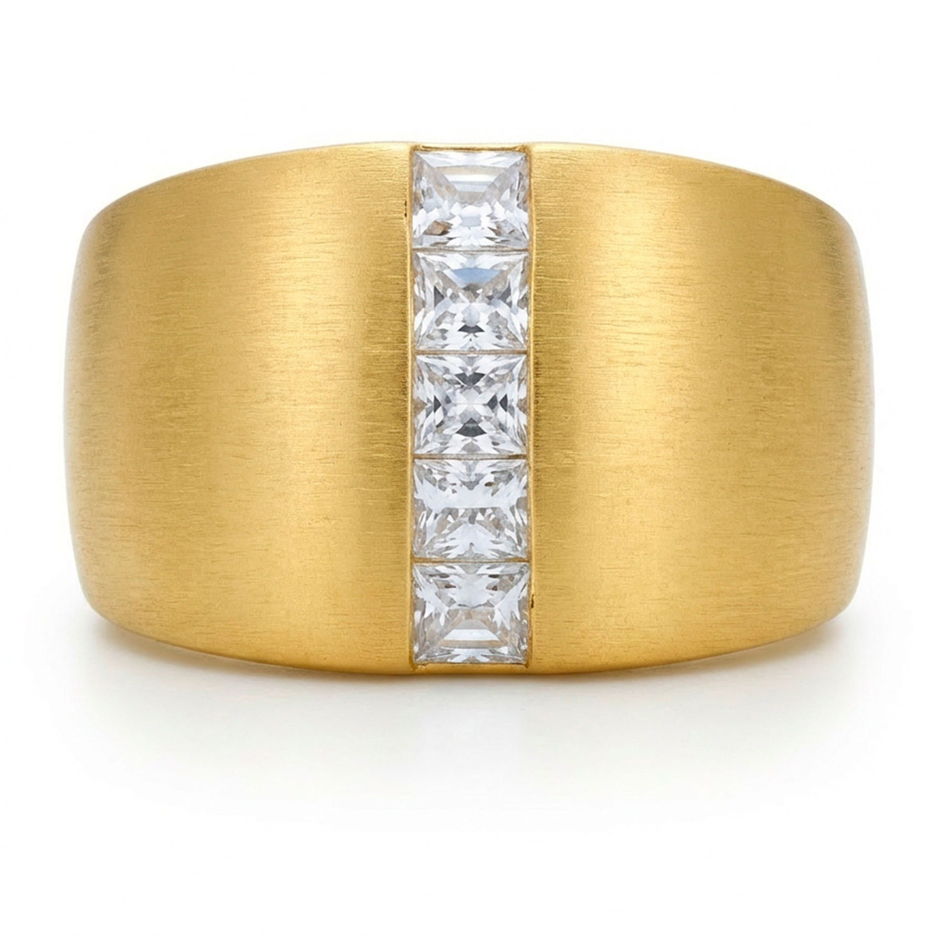 Anillo Hiddon acabado oro amarillo 18k