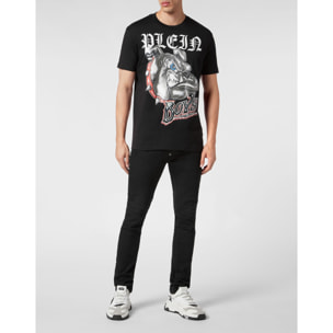 PHILIPP PLEIN Camiseta de cuello redondo y manga corta BULLDOGS