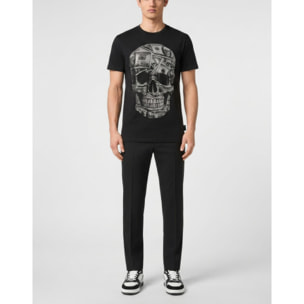 PHILIPP PLEIN Camiseta de cuello redondo y manga corta SKULL