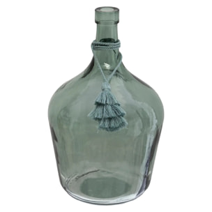 Vase Dame Jeanne "Poesie" - verre - H25 cm