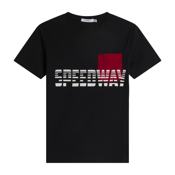 T-SHIRT NERO CONBIPEL