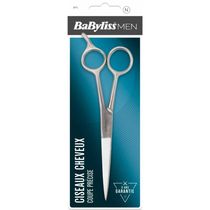 Ciseaux BABYLISS Homme - précision et confort d'utilisation