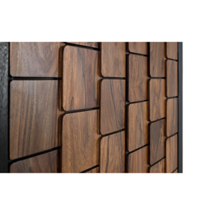 Armario de Madera de Mango, Palisandro 95 Cm Estilo Contemporaneo