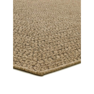 ACRA Alfombra de exterior efecto yute color natural, varias medidas disponibles.