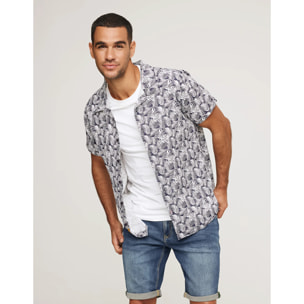 Camisa Manga Corta Azul Marino - Yarrow