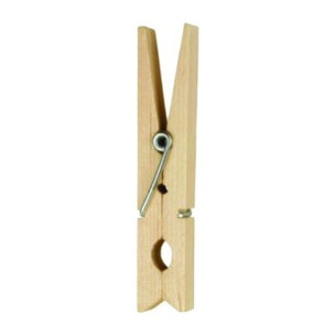 Lot de 24 Pinces à  linge Bois Geantes MSV