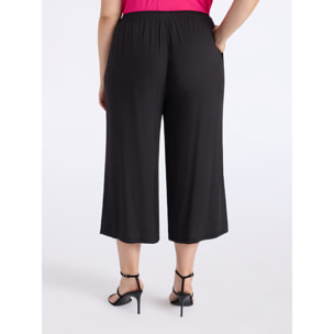 Fiorella Rubino - Pantaloni ampi cropped - Nero