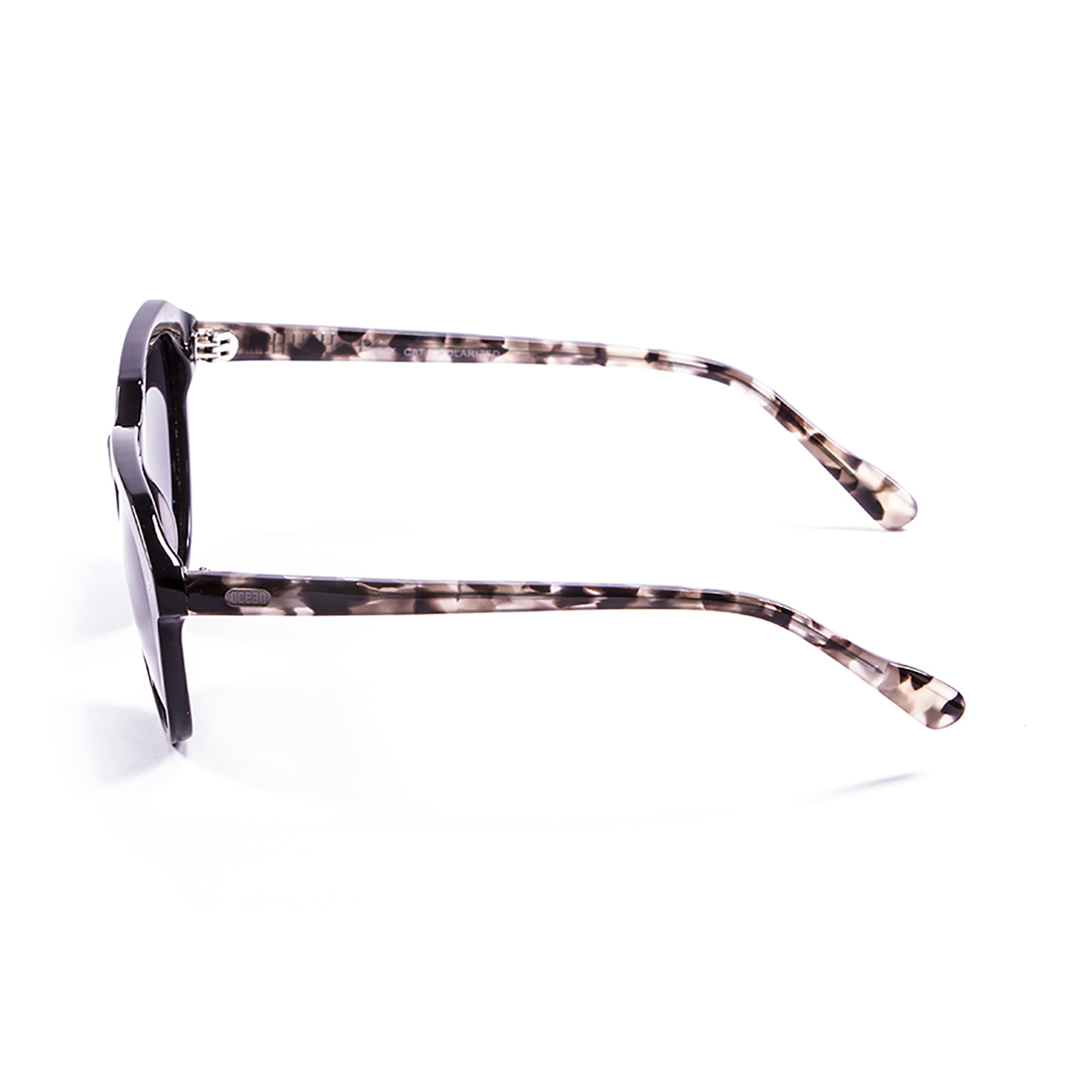 Gafas de sol OCEAN MAVERICKS - Frente negro brillante y brazo care / Ahumada