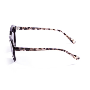 Gafas de sol OCEAN MAVERICKS - Frente negro brillante y brazo care / Ahumada