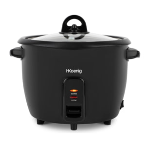 Olla Arrocera Automática ORYZA8 H.Koenig 10 comensales, 700W, Negro, 1.8L