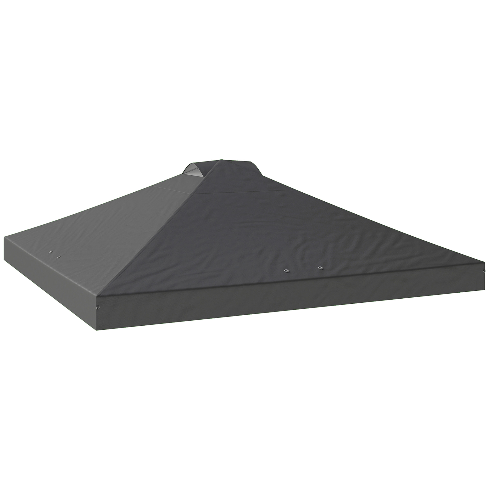 Toile de rechange tonnelle barnum 3x3m polyester imperméable UV50+ anthracite