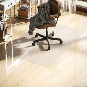 Alfombrilla Protectora para Suelos 100x150 cm Alfombra para Silla de Escritorio para Oficinas para el Hogar Transparente