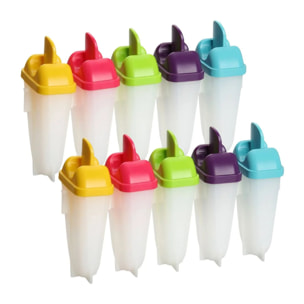 Lot de 2 moules à glaces 11,5/11,5 cm en plastique Fackelmann Colors Edition