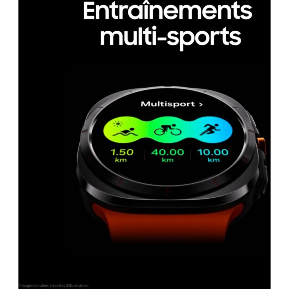 Montre connectée SAMSUNG Pack GalaxyWatch Ultra Gris Titane+Buds3