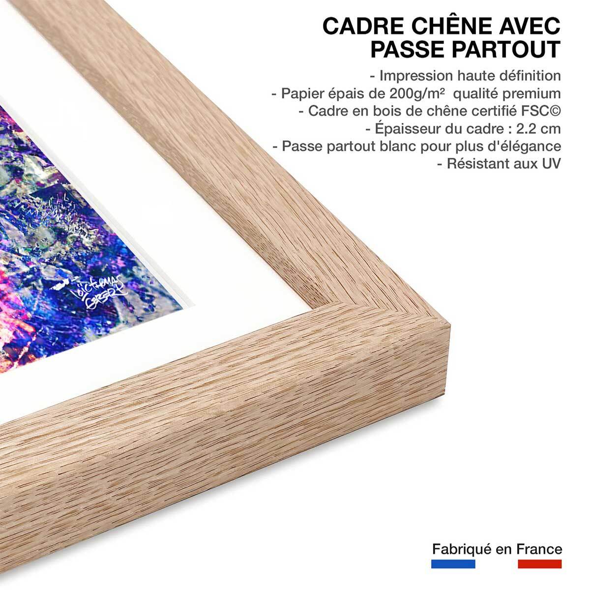 Affiche tony parker 09 Affiche sous cadre bois