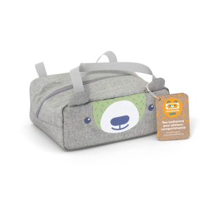Sac repas enfant pour lunch box plateau Wonder 950ml Vert Ours
