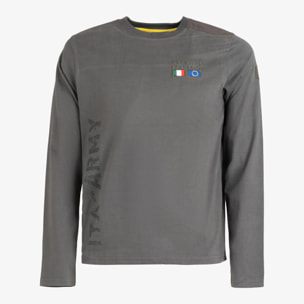 T-shirt Uomo W4F720 Esercito