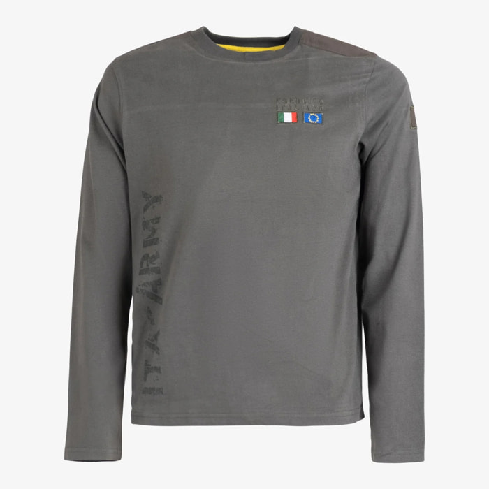 T-shirt Uomo W4F720 Esercito