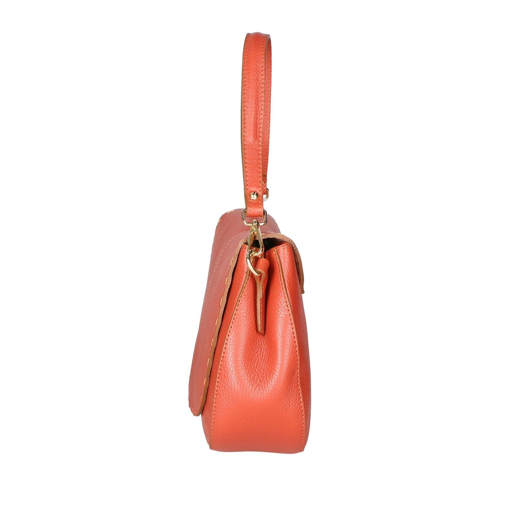 Borsa a spalla da donna Made in Italy - Modello Winona - Vera pelle - 26.0 x 20.0 x 13.0 cm
