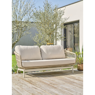 DYLIS - Salon bas de jardin 5 places - Grège