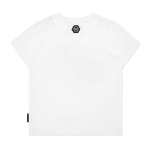 PHILIPP PLEIN T-shirt Round Neck SS Strass Smile