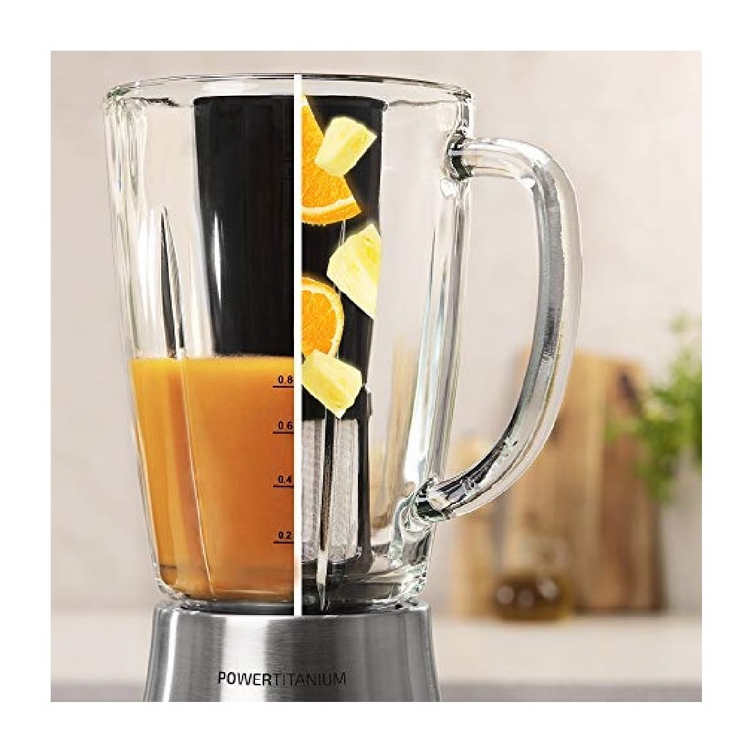 Cecotec Mixeur-blender Power Black Titanium 1000. 1000 W, Lame de 6 feuilles rev