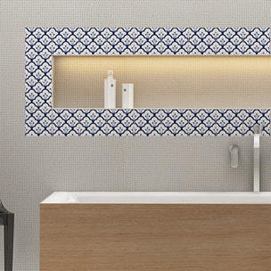 Stickers muraux - Sticker Mural Carrelage adhésif Cuisine Salle de Bain - 9 STICKERS CARRELAGES AZULEJOS THIMEO