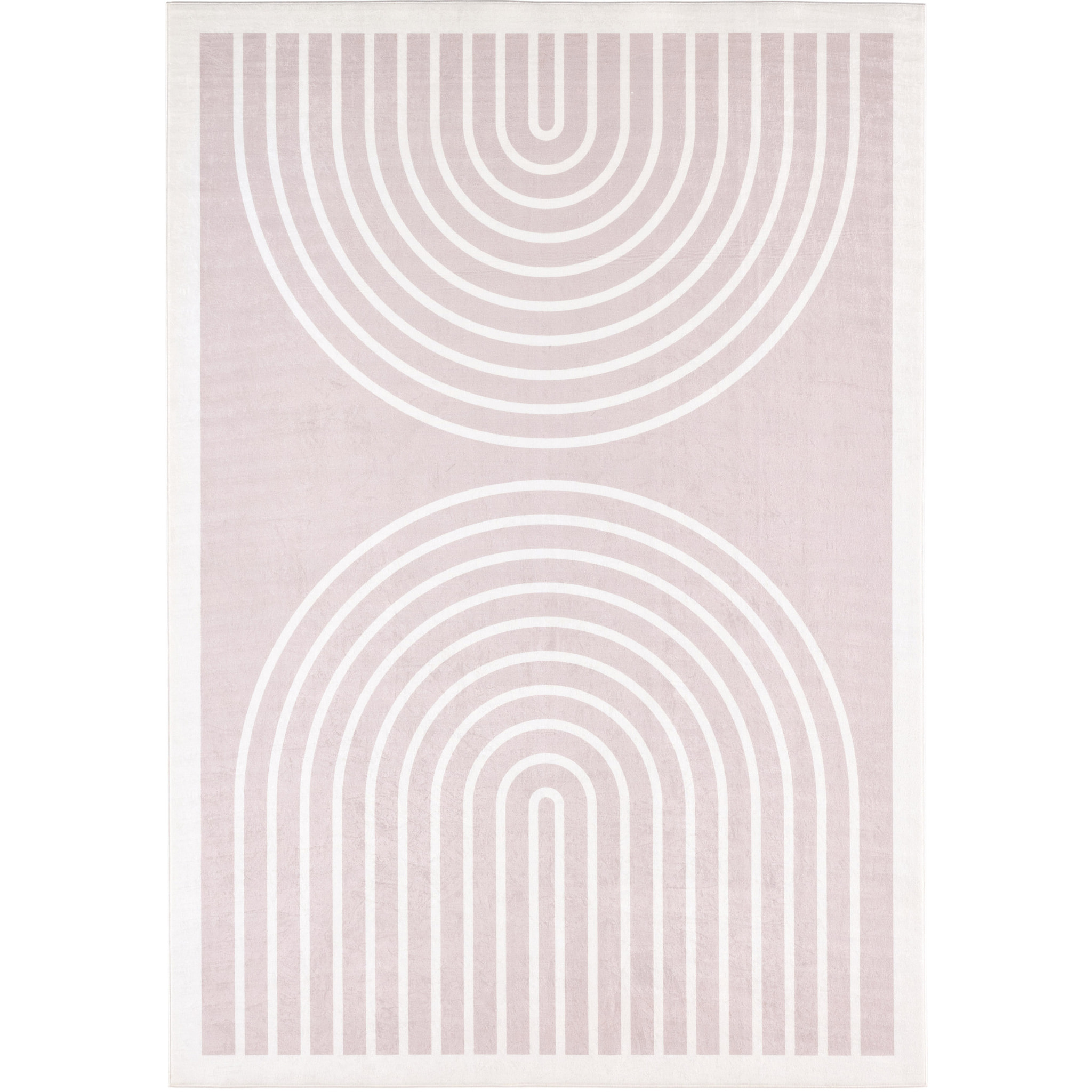 GREGE - Tapis moderne motif arc-en-ciel