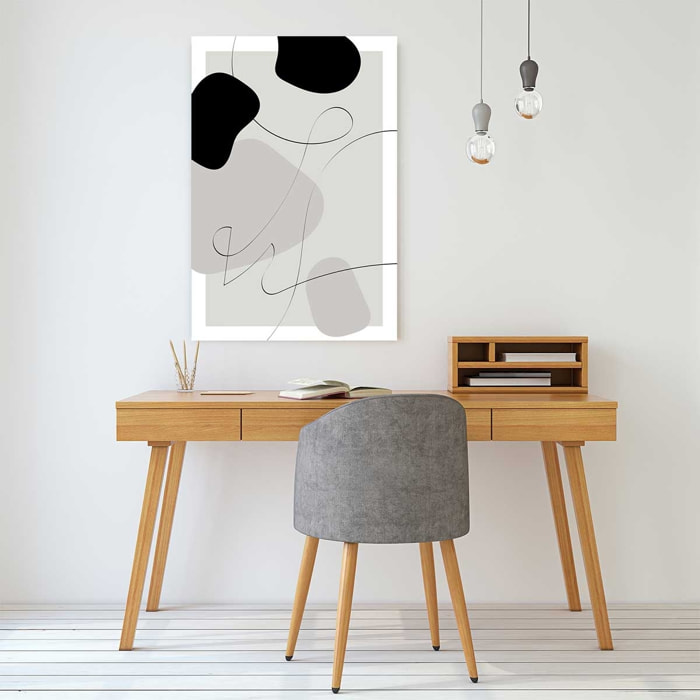 Tableau contemporain forme et autographe Tableau plexiglas