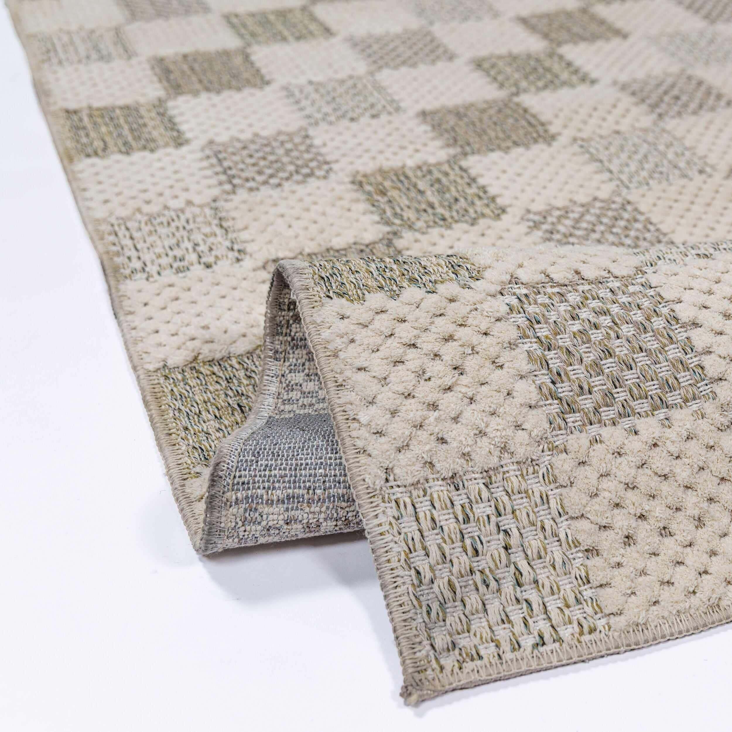 Tapis lavable MUTED CHECKERBOARD