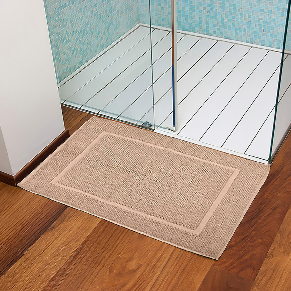 INTRECCI Tappeto Bagno in Spugna, 50x70 cm, Tinta Unita, Modello: Bichicco