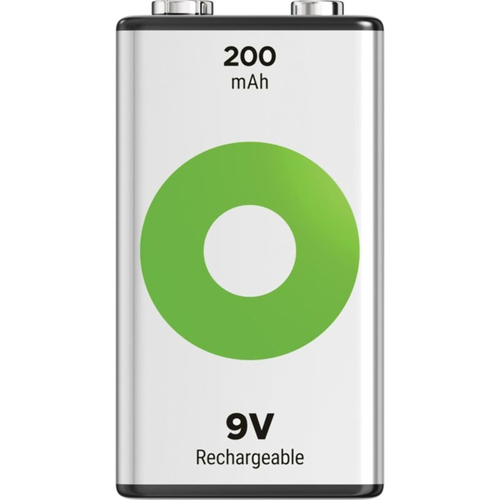 Pile rechargeable GP 9V ReCyckO 1 pile 200mAh