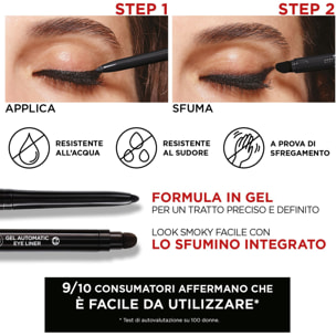 Matita Occhi 08 Emerald Green in Gel Infaillible Grip 36h Automatic Eye Liner Waterproof a Lunga Tenuta