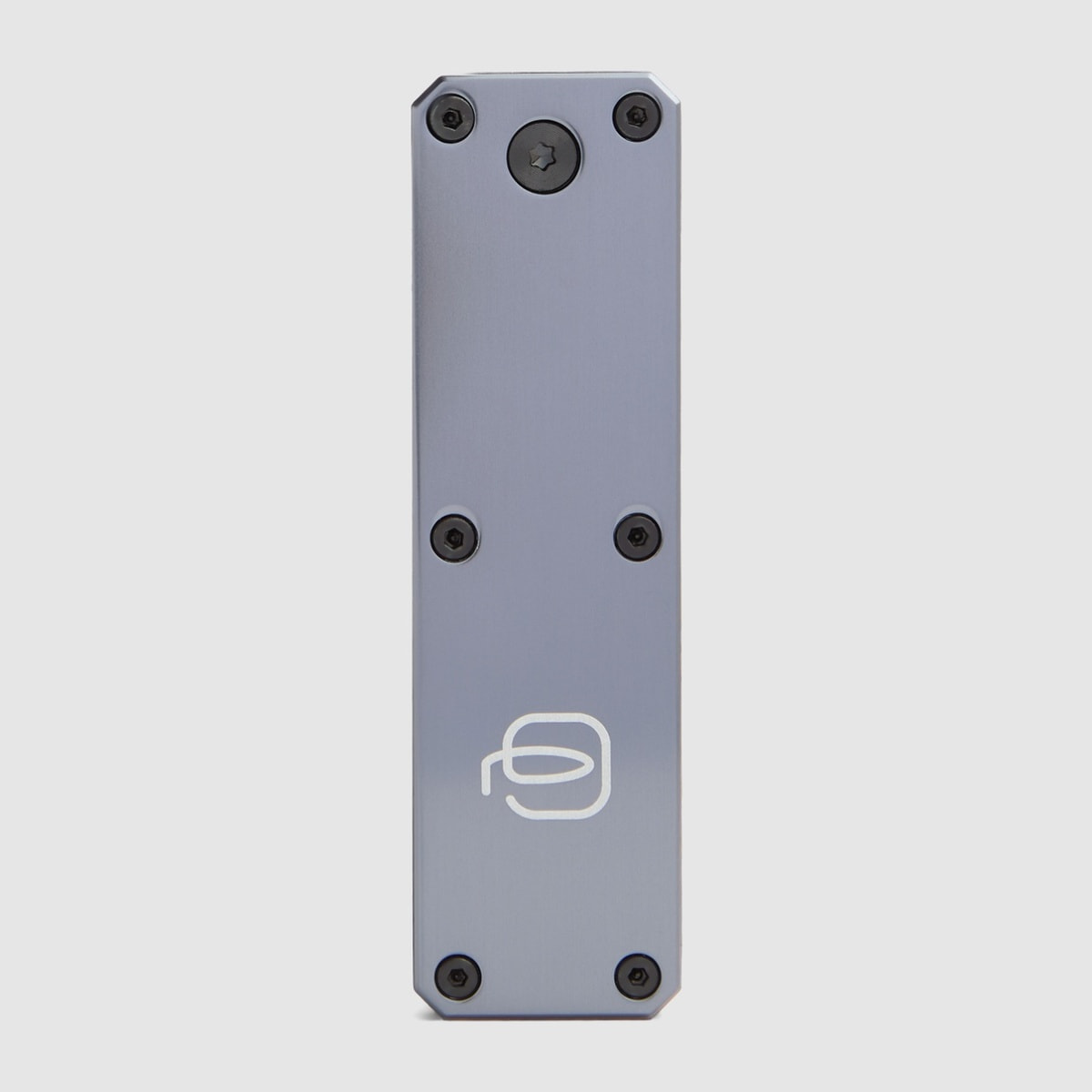 Piquadro Portachiavi personalizzabile in pelle con tracker