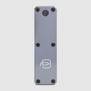 Piquadro Portachiavi personalizzabile in pelle con tracker