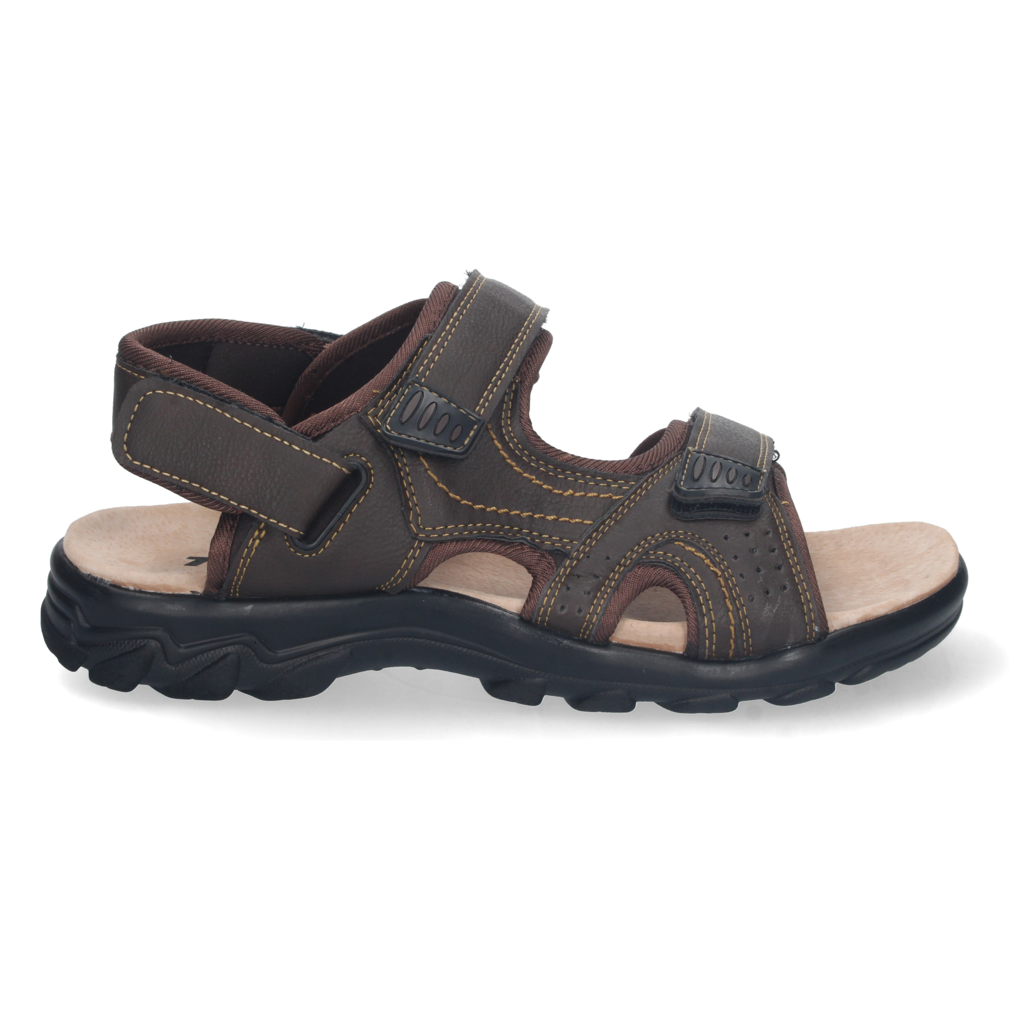 Sandalia Plana con Cierres de cierre autoadherente