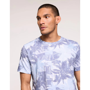 Camiseta Manga Corta Azul - Lumiere