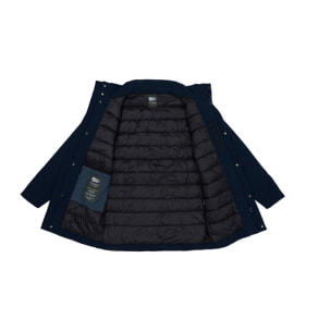 Chaqueta KANAWA acolchada impermeable Azul