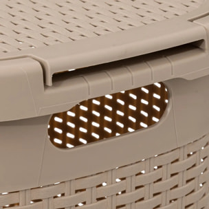 Corbeille Rattan 60L lin