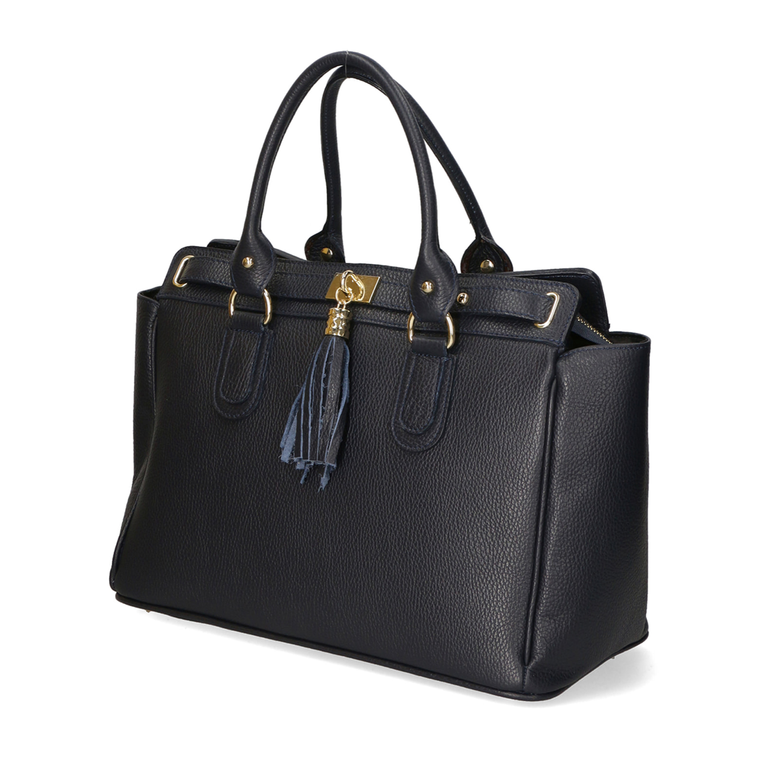 Borsa a mano da Donna Elena in Vera Pelle Made in Italy 28x37x18 cm