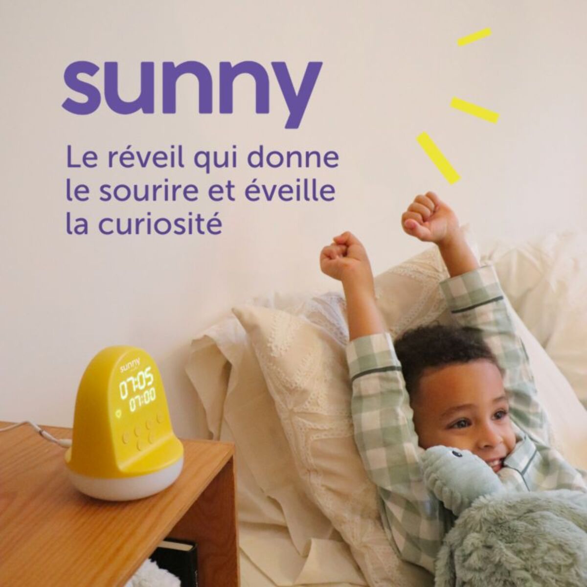 Réveil enfant MORPHEE Sunny