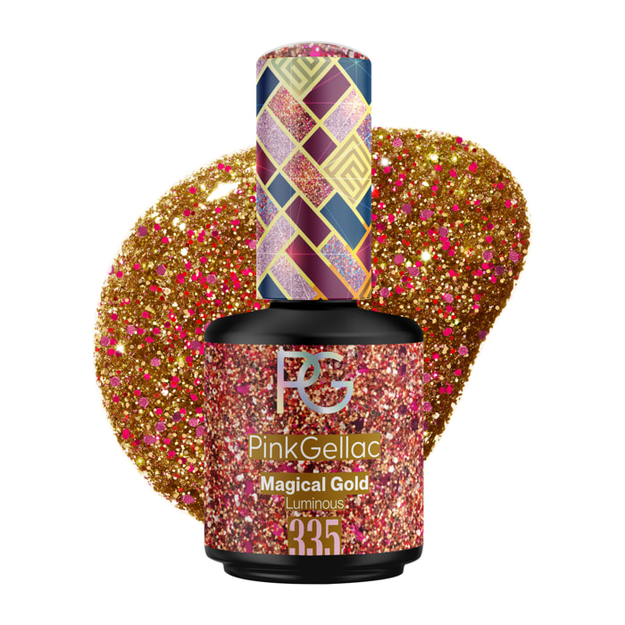 Vernis semi-permanent - 335 Magical Gold - 15 ml