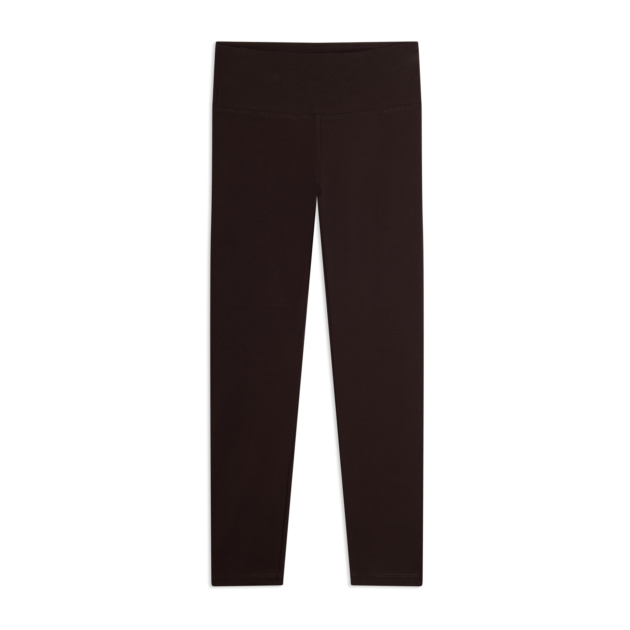 Leggings in cotone con vita alta e carré a cuore