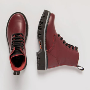 Botines 1166 NAPPA BURDEOS / MARINA color Burdeos