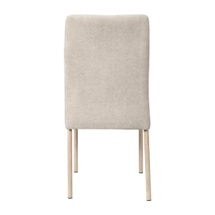 Chaise Emilia Beige - Lot De 2