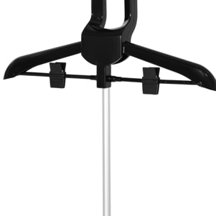 Défroisseur vapeur vertical défroisseur à vêtements 1,4L 1950W débit vapeur 32g/min tige telescopique rose noir